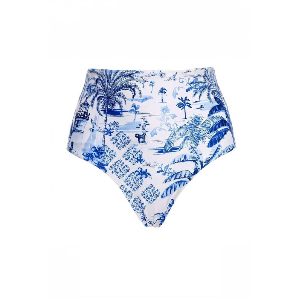NEW AGUA BENDITA alicia reversible bikini bottom in tales - Picture 4 of 6